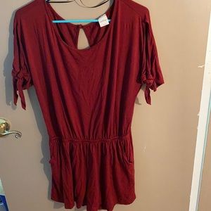 Red romper
